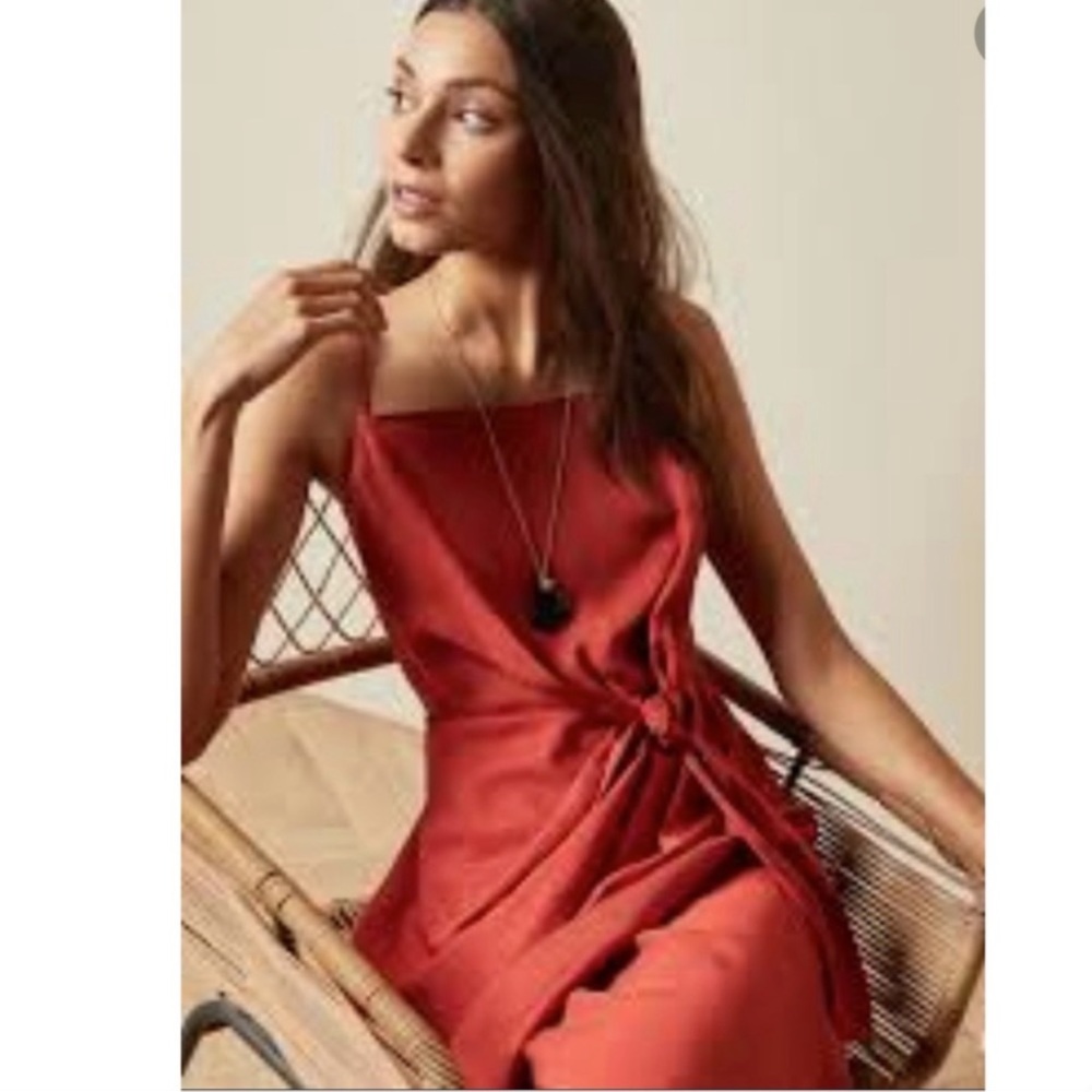 NWT TED BAKER LAANI BODYCON DRAPE MAXI DRESS SZ 6 US OR TED SZ 2 - Picture 5 of 11